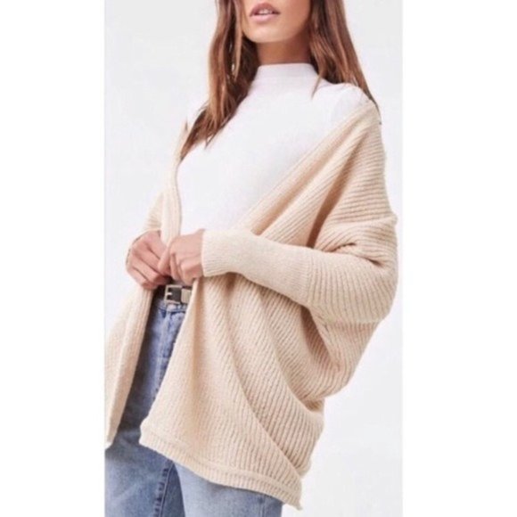 JL Knit Cardigan Open Front Sweater with Pockets Size M New with Tag - Picture 1 of 7